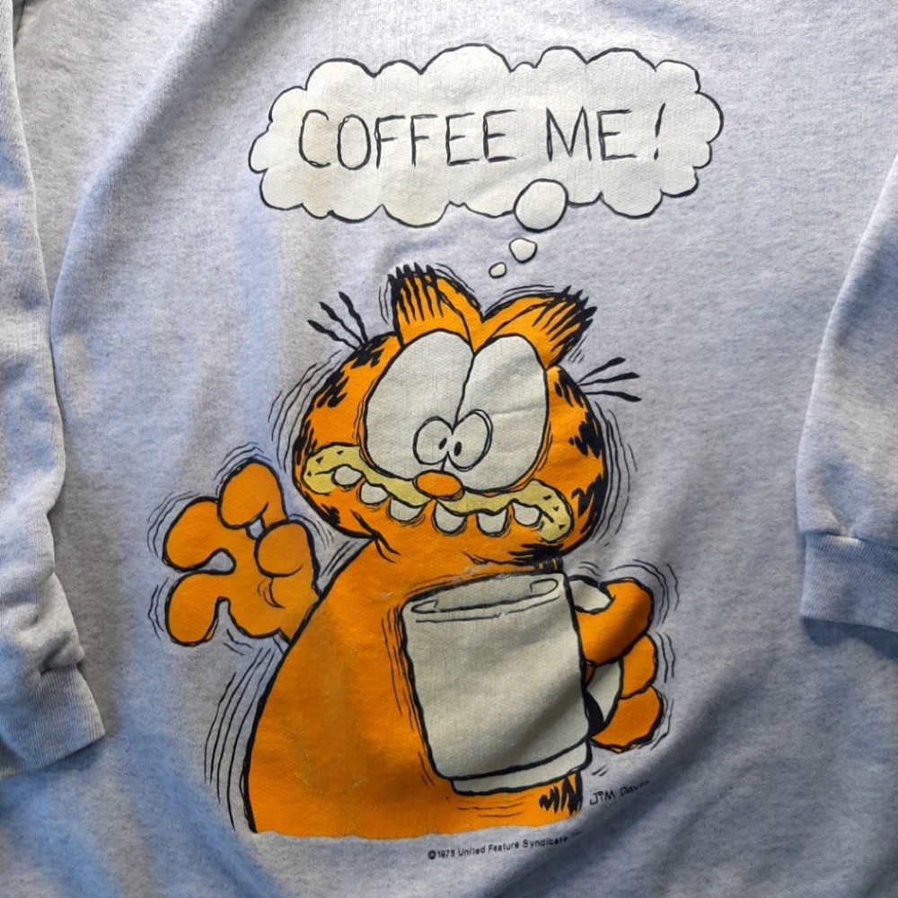 Vintage 1978 Garfield crewneck *READ DESCRIPTION *